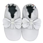 Carozoo Bow Fringe White New 18-24 Months