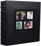 Large Photo Album 4x6 Album Photo Large Capacity Photo Albums 500 Pockets Pictures, Large Capacity Vintage Leather Cover Photo Albums that Holds 500 4x6 Photos