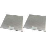 Ufixt 2 x Cooker Hood Metal Mesh Grease Filter for Kitchen Extractor Fan Vent 320mm x 320mm
