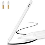 Stylus Pen for iPad with Palm Rejection, Active Pencil Compatible with (2018-2022) Apple iPad Pro 11/12.9 Inch, iPad 10.2 7th/8th/9th Generation, iPad 6th, iPad Air 3/4/5th Gen, iPad Mini 5th 6th