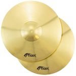 TIGER CYM7-BR Pair 14” Hi-Hat Cymbals - Ideal Replacement for Starter Drum Kits