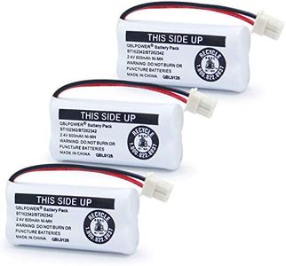 QBLPOWER Replacement Battery BT162342 BT262342 2.4v 300mah NI-MH Rechargeable Compatible with Vtech AT&T Cordless Telephones CS6114 CS6419 CS6719 EL52300 CL80111(3 Pack BT162342)