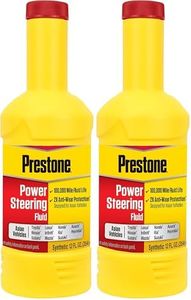 Prestone Power Steering Fluid, 12 oz | For Asian Vehicles | Pack of 2