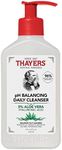 Thayers pH Balancing Daily Cleanser, Face Wash with Aloe Vera, Gentle and Hydrating Skin Care for Dry, Oily, or Acne Prone Skin, 8 FL Oz.