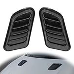 2Pcs Car Hood Vent Scoop Kit Air Fl