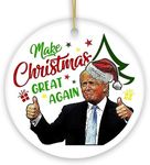 Donald Trump Make Christmas Great Again Ornament