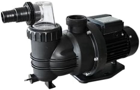 AquaForte SP-250A Swimming Pool Pump, 250 Watt, 7.5 m3 per Hour, Maximum Discharge Height 7.5 Metres, for Above Ground Pools up to 10 m3, with 1.5 Metre Cable, for Fresh and Salt Water