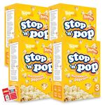 SOL 12pk x 85g Microwave Popcorn Butter Popcorn Flavour | Popping Pop Corn Kernels for The Family | Butter Popcorn Microwave Includes SOL Sticker