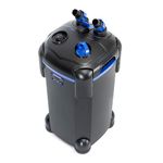 AMOSIJOY 265GPH Ultra-Quiet Canister Filter, 3-Stage External Aquarium Filter with Free Media for Large Fish Tanks and Aquariums