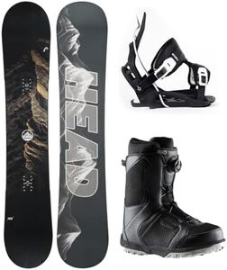 2026 Head Transit Men's Wide Snowboard Package Flow Bindings BOA Boots 159 cm Board (Boot Size 10)