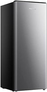 Hisense RC63C1GSE 6.3-cu ft Compact Refrigerator Stainless Steel Space-Saving Apartment Refrigerator Energy Star, Silver