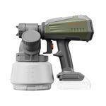 Tilswall Cordless Paint Sprayer Shark700 with 90000RPM Brushless Motor, Spray Paint Gun Compatible with Dewalt 20V Battery(No Battery), 1300ml Easy Side-Fill, 3 Patterns, Ideal for House Painting