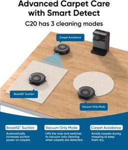 eufy Omni C20 Robot Vacuum – Smart Self-Cleaning, Powerful Suction