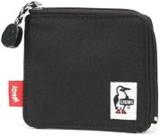 Chums CH60-3757 Men's L-Shaped Zip Wallet, Black, ⁻