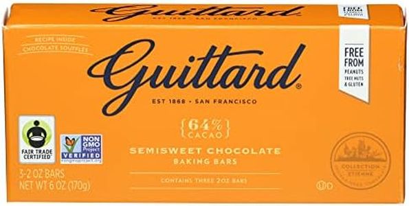 Guittard, Semisweet Baking Bar, 2 Ounce, 3 Count