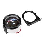 Ammeter Gauge,Car Ammeter Voltmeter,2 inch 52mm Car Ammeter Voltmeter 60 0 60A AMP Gauge Volt Meter replacement for Modificaton