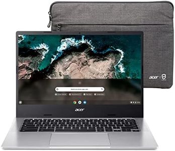 Acer Chromebook 514 Laptop | 14" FHD Touch | MediaTek Kompanio 828 Octa-Core Processor | 8GB RAM | 64GB eMMC | Wi-Fi 6 | Backlit KB | Chrome OS | Sleeve | Up to 15 Hours Battery Life | CB514-2HT-K0FZ