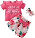 Kids Baby Girl Sister Floral Outfit