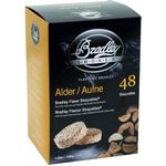 Bradley Smoker Bisquettes For Grilling and BBQ, Alder Special Blend, 48 Pack