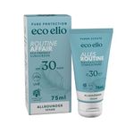 eco elio SPF 30 sustainable sun cream 75ml "Routine Affair" I Sun cream without octocrylene and microplastics I Sunscreen Face sun cream face 30 I Sun cream travel size small I Sun cream body 30