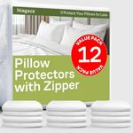 King Size Pillow Protectors with Zi