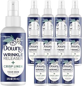 Downy Wrinkle Release Spray Travel Size, All In One Formula, Removes Wrinkles, Static and Odor Eliminator, Light Fresh Scent, 3 Fl Oz, Pack of 12