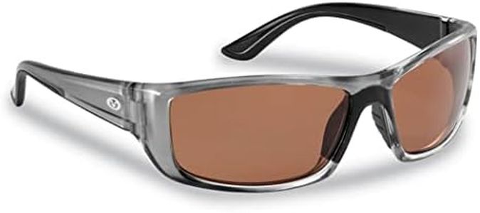 Flying Fisherman Buchanan Fishing Sunglasses, Crystal Gunmetal w/Copper