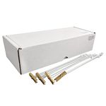 TOGGLER SNAPTOGGLE BAL Long Toggle Anchor, Zinc-Plated Steel Channel, Made in US, 3/8" - 6-1/2" Grip Range, For 3/16"-24 UNC Fastener Size (Pack of 50)