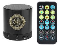 Hitopin Digital Quran Speaker, Portable Quran Speaker, Quran Speaker with Remote Control, Quran Speaker MP3 Player, Over 18 Reciter and 15 Translations Available (Black)