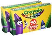 CRAYOLA Crayons,Sharpener Included,96 Colors (Pack Of 2),Multicolor