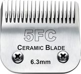 Dog Grooming Replacement Blades Compatible with Andis, Oster, and Wahl Clippers (5FC)