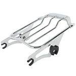 XFMT Motorcycles Chrome 2-UP Air Wing Luggage Rack Mount fits for Harley Touring Street Glide FLHX 2009-2015