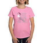 CafePress Breast Cancer Survivor Women's Dark T Shirt Womens Cotton T-Shirt Pink