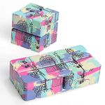 Haiky Infinity Cube Mini Hand Held Finger Fidget Puzzle Toys Stress Anxiety Relief for Adults Kids ADD ADHD Good Gift Killing Time and Fun Magic (Giraffe)