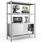 YITAHOME Stainless Steel Shelves 4 