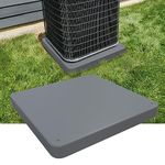 Mxclimate Equipment Pad for HVAC Systems,Ductless Mini Split Air Conditioner,36"x36"x2"Plastic Condenser Unit Pad