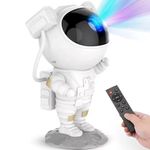 molinon Astronaut Galaxy Projector Robot Star Sky Space Night Light Lamp with Remote 360 Adjustable for Home, Tents, Gifts, Baby, Bedroom Gaming Room and Dance Party (MRPNLNSW)