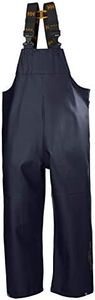 Helly-Hansen Workwear Gale Waterproof Bib Pants for Men Made from Heavy-Duty Protective Polyester/Polyurethane for Mobility, Navy - XL