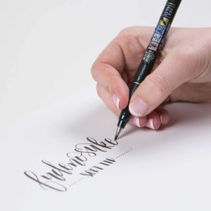 Tombow Fudenosuke Brush Pen Set – 2-Pack, Black Ink