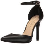 Jessica Simpson Women's Cirrus Dress-Pump, Black Sleek, 9 Medium US