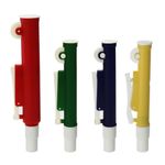 ULAB Scientific Pipette Pumps, Set of 3 Pumps: 2ml Blue, 10ml Green, 25ml Red, Fit Plastic or Glass Pipettes, ULH1001