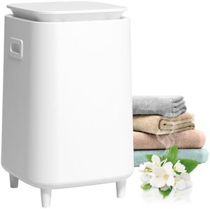 Large Towel Warmer for Bathroom, Unlimited Heating Heated Towel Warmers Bucket, Bath Blanket Warmers for SPA, Auto Shut Off, Fits Up to Two 40"X70" Oversized Towels, Bathrobes, Ideal Gifts -White
