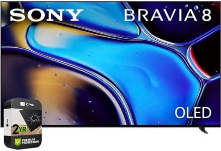 Sony K65XR80 BRAVIA 8 65 inch 4K HDR Smart OLED TV 2024 (Renewed) Bundle with 2 YR CPS Enhanced Protection Pack