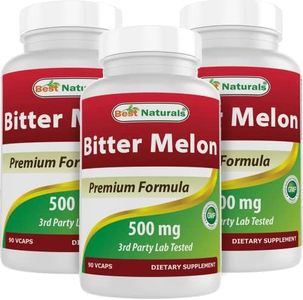 Best Naturals Bitter Melon 500 mg 90 Vcaps (90 Count (Pack of 3))