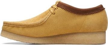 Clarks Men's Wallabee Shoe, Yellow Com, 15