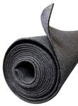 16 feet x 3.75 feet Wide Polymat Charcoal/Dark Grey Speaker Box Carpet Rv Truck Car Trunk and Interior Liner, Dj Cabinet Carpet