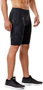 2XU Men's MCS Run Compression Short, Black/Nero Reflective, XS
