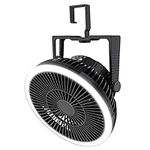 Camping Fan with Led Lantern - 1000