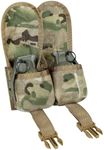 Tactical Pouches-Double Frag Grenade Pouch,Molle EDC Tool Bags for Hunting Shooting Airsoft Equipment Gears (MC)