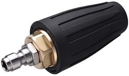 UNIESHINE Turbo Rotating Brass Nozzle with 1/4 Male Connector for high pressure washer